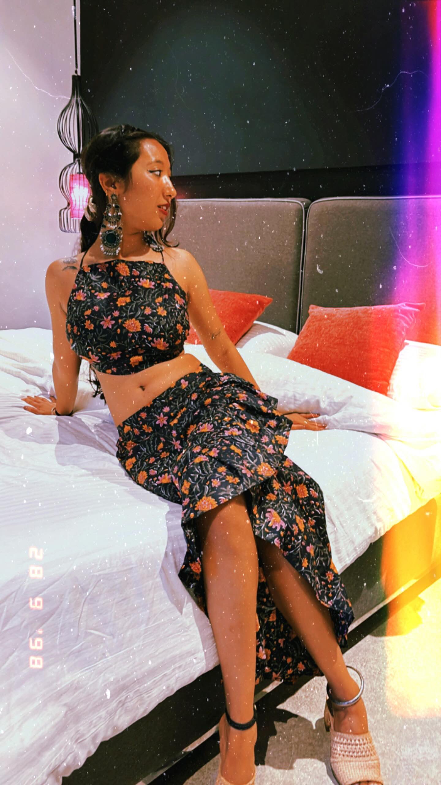 Floral coord set