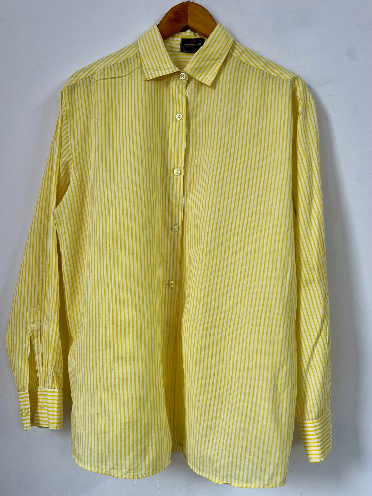 Lulu-yellow striped shirt