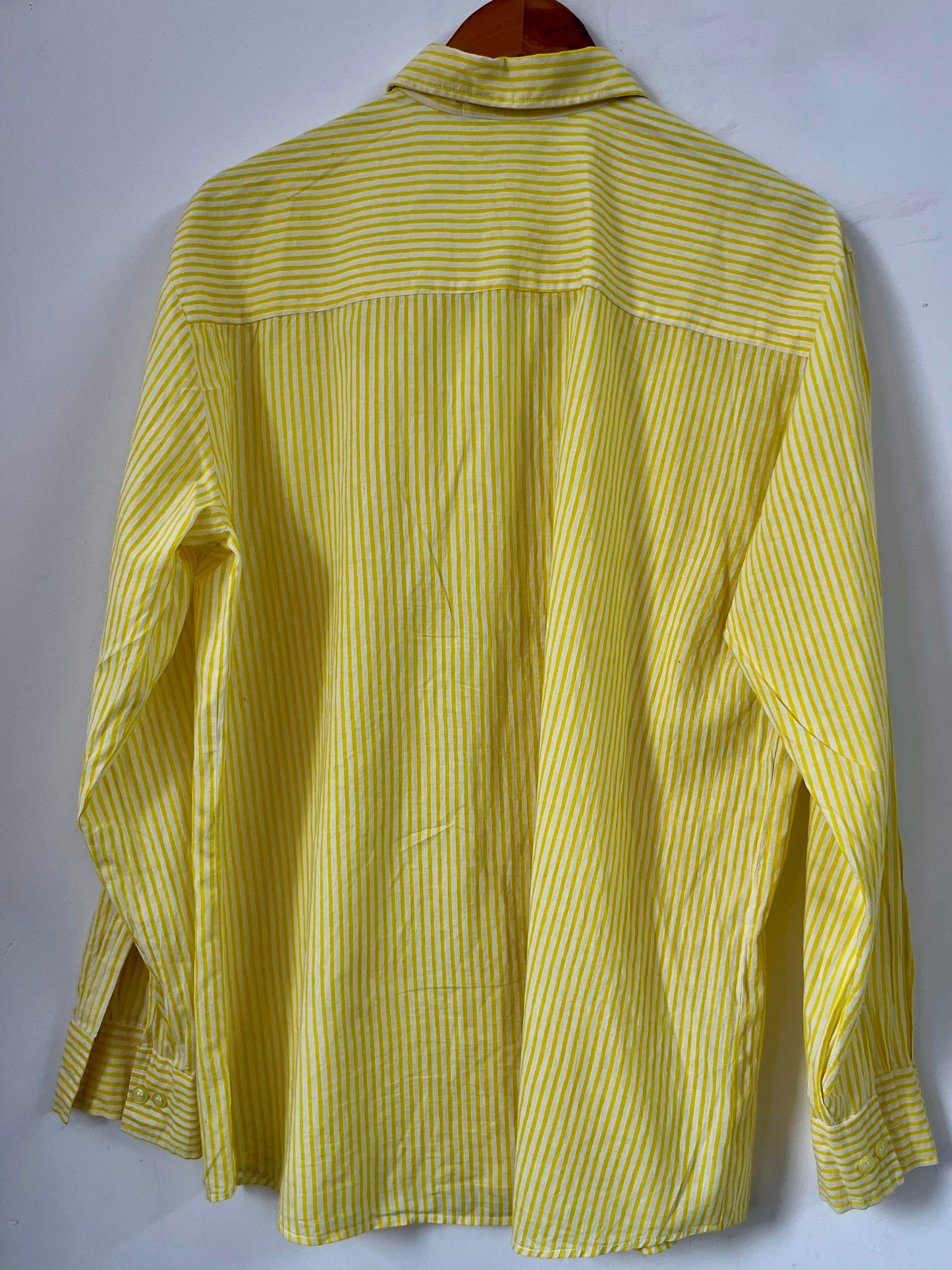 Lulu-yellow striped shirt