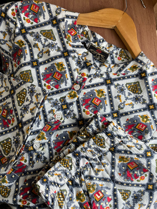 Patola Print Coord Set