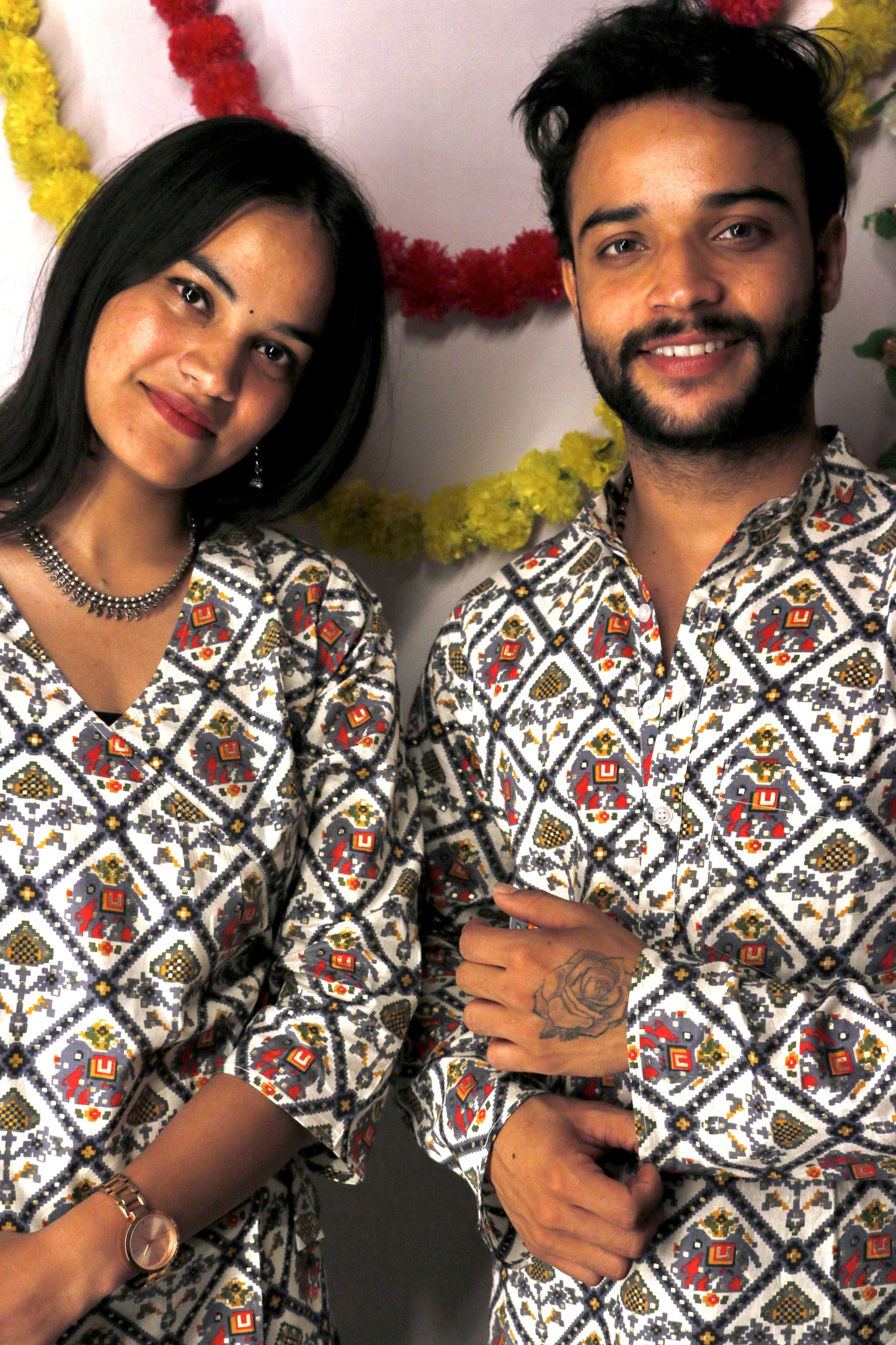 Elephant printed kurta