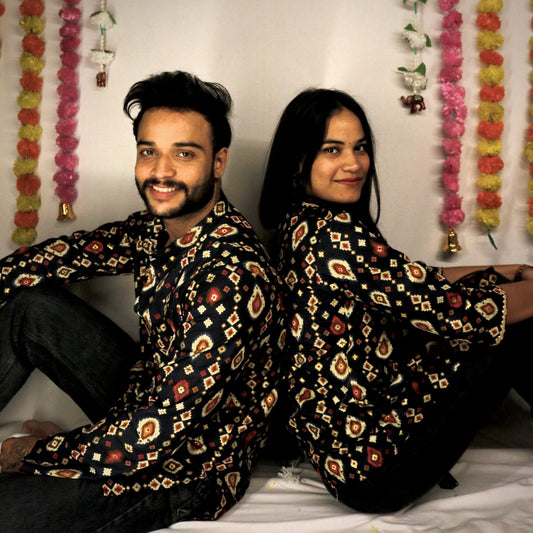 Blue Printed kurta