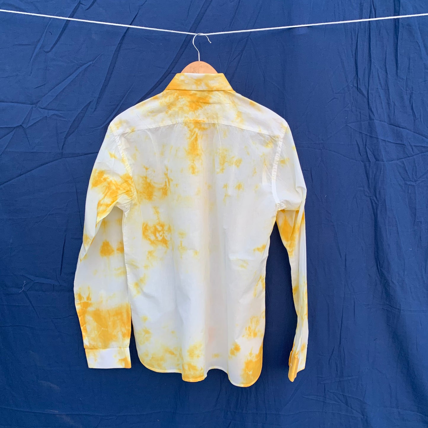 Yellow tie dye shirt