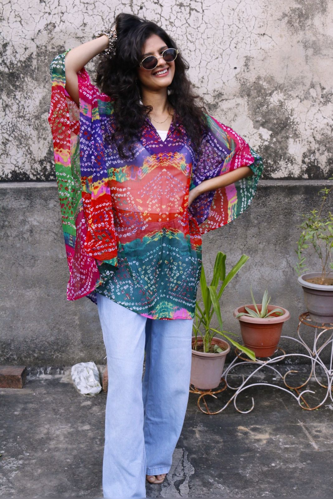 Bandhani Kaftan