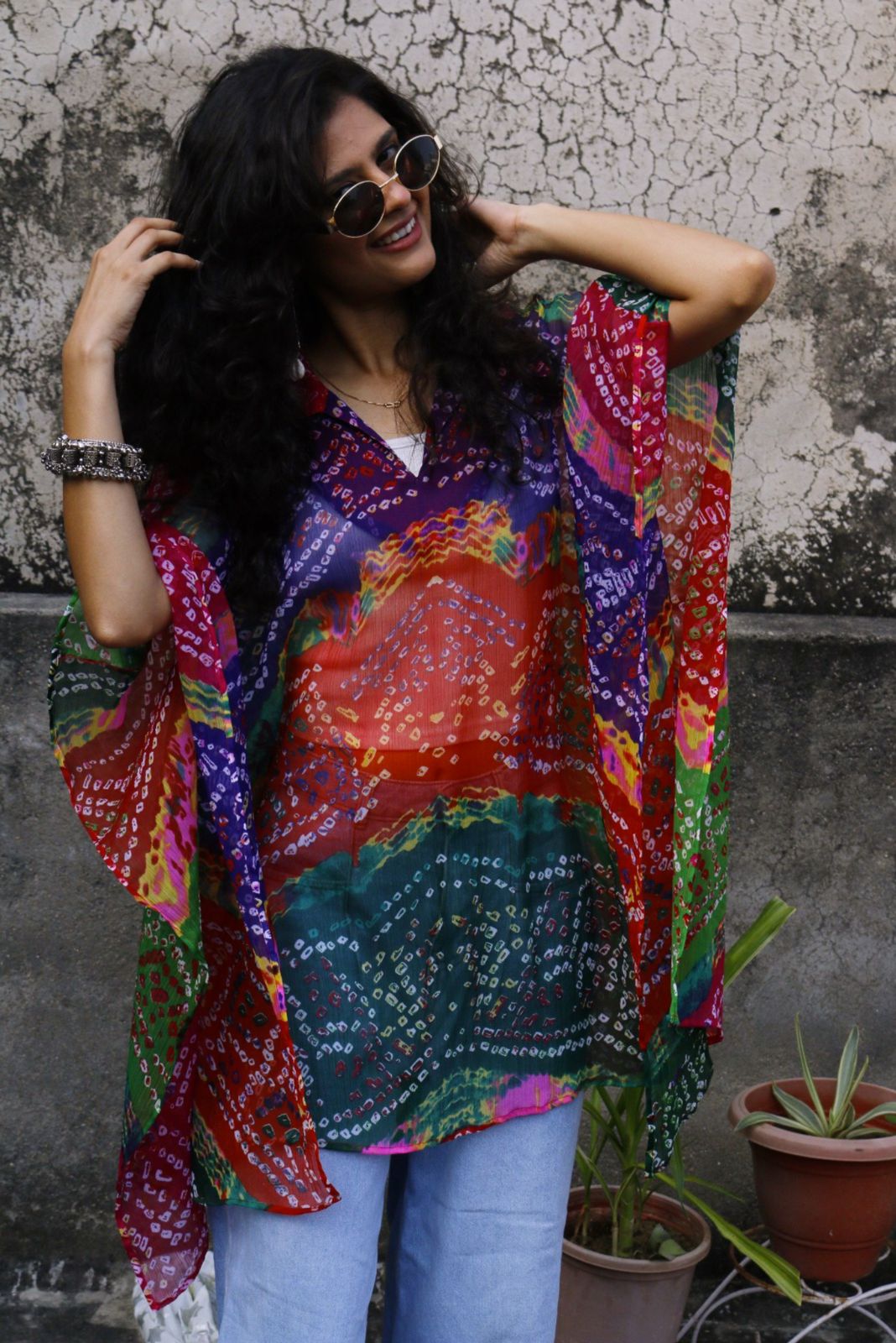Bandhani Kaftan