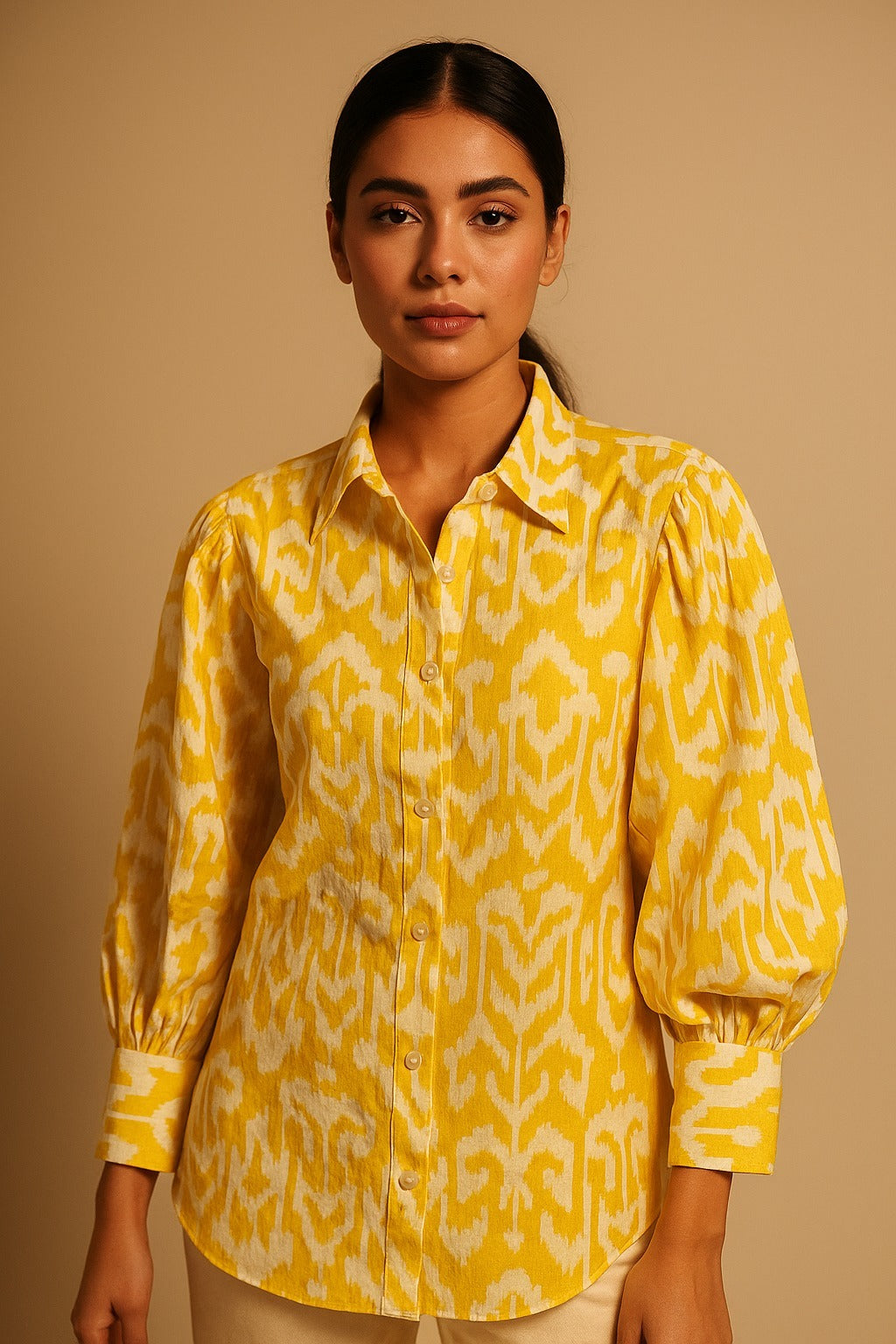 Yellow Ikat
